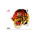 Quattroerre 804 Sticker Tigre tabel grootte 14 x 16 cm