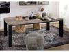VILLANDERS Table à manger 220x100 Chêne sauvage huilé Bianco #220