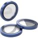 Etteri Film de protection pour caméra arrière pour Apple iPhone 17 Pro Max / 17 Pro, Verre trempé, Bleu
