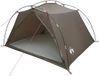 vidaXL Tunneltent 4-persoons Bruin et Gris