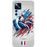 Xiaomi Bedrukt siliconen hoesje compatibel met Xiaomi Mi 12T, Xiaomi Mi 12T Pro Coq francais