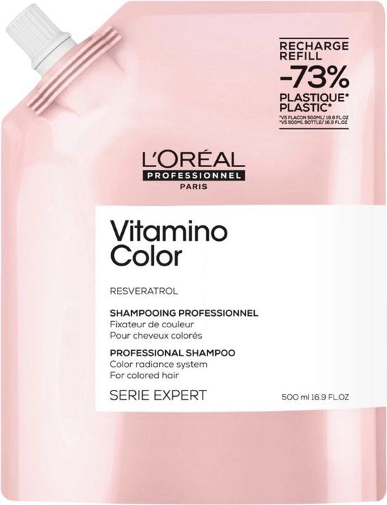 L'Oréal Professionnel Vitamino Color Shampoo Refill 500ml - For Colored Hair