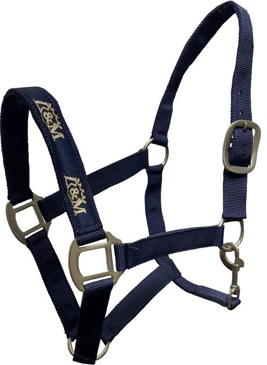 Lex & Max Halster Favourite Pony Polyester Donkerblauw One-size