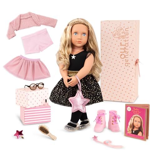 Our Generation Stella Doll - 46cm - Blonde Hair & Blue Eyes - Includes Outfits & Accessories