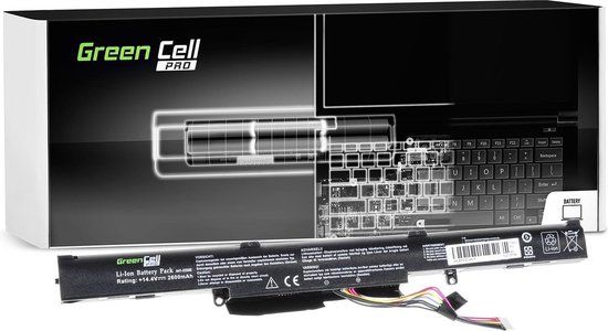 GREEN CELL Batterij voor Asus A41-X550E F550D F550DP F750L / 14,4V 2600mAh