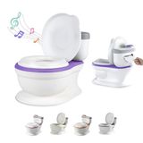 Babypotje Potty Training Potty with Sound for Potty Training - Potty Training Seat - Baby and Toddler Potty - Comfortable, Non-slip with Flush Sound and Music - Potty Toilet Baby Toilet - Toddler Toilet Seat