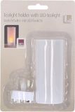 Arti Casa Theelichthouder Met Led Theelicht 10 Cm Wit