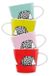 Villeroy & Boch Set de 4 tasses à expresso, 100 ml, en céramique, design "Spike