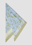 s.Oliver Gebloemde Langwerpig sjaal Polyester Vrouwen Volwassenen Arctic Blauw