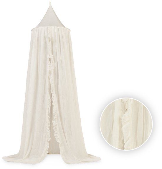 Jollein Baby Klamboe Vintage Ruffle (Ivory) - 245cm