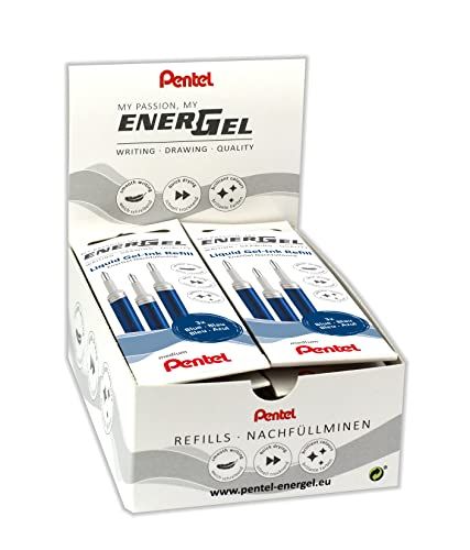 Pentel LR7-3C navulling voor EnerGel pennen 0,7 blauw - 12 x 3 stuks