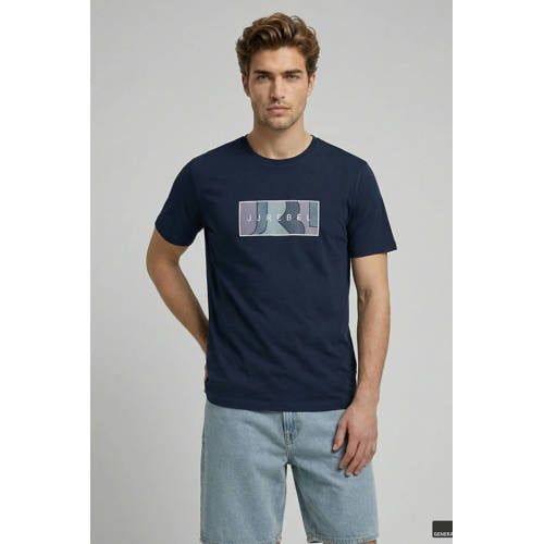 JJ REBEL T-shirt donkerblauw