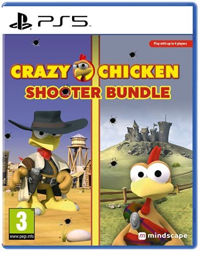 Inconnu Crazy Chicken Shooter Edition PS5 Game - 8720256139768