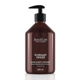 Jean & Len Hand & Body Cleanser Rosemary & Ginger, 500 ml