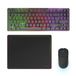 Mars Gaming MCPWTKLPT Toetsenbord en Muis Combo - RF Draadloos + USB - QWERTY Portugees - Zwart