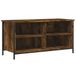 VidaXL meuble TV 100x40x50 cm bois traité couleur chêne fumé