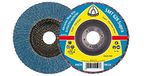 KLINGSPOR 321696 slijpmopplaat SMT 626, 180 x 22,23 mm, 10 stuks. Korrel: 60, gebogen