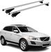 Tiger Barres de toit transversales pour Volvo XC60 2008-2013 Gris