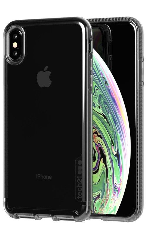 Tech21 Pure Tint - Back Cover - Apple iPhone Xs Max - Zwart/Doorschijnend