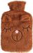 Home & Styling Warmwaterkruik Animals - beer - 1.75 Liter - pluche diertje - met hoes - kruik voor in bed en bank