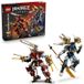 LEGO NINJAGO Les Robots Titan Jumeaux, Jeu de Construction, 71870, 12 ans et +, Figurines Articulées, Support de Pose