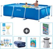 Intex Rechthoekig Frame Zwembad - 260 x 160 x 65 cm - Blauw