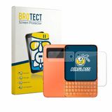 BROTECT Screenprotector voor Unihertz Titan 2 Elite (Voor+Camera) Beschermglas Transparant
