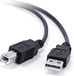 APM 570303 USB-kabel 1,8 m USB 2.0 USB A USB B Zwart
