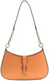 GUESS Carrie Top Zip Shoulder Bag Apricot