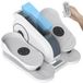 LAVVE Mini-elliptique Pédalier D'Exercice Avec Écran Lcd, Télécommande, 10 Niveaux De Vitesse Réglables, Blanc