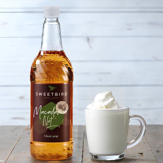 Sweetbird Koffiesiroop Macadamia Nut, 1 l