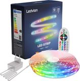 LEDVION - LED-Strip Dimbaar 10M - RGB - 12V - 24W