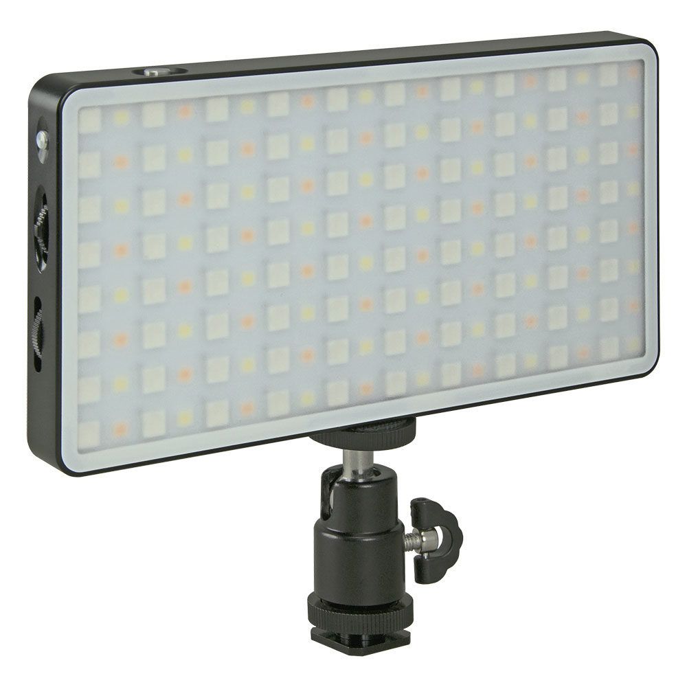 Jupio PowerLED 160 RGB Videolamp met Powerbank