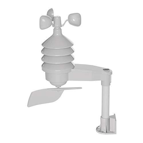 Emos E06016 Draadloze sensor/windsensor/anemometer/windsensor/draadloze windsensor voor professioneel weerstation E6016, wit