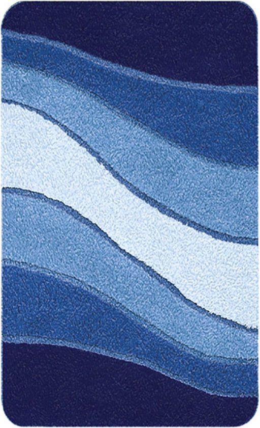 KLEINE WOLKE Badmat Ocean Blauw 60x100cm