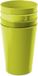 Hega Hogar Onbreekbare drinkglazen - set van 4 - kunststof - groen - 300 ml