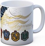 Harry Potter Mok Hogwarts Keramiek Wit 0.33 L