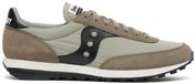 Saucony Originals Trainer 80 Schoenen Unisex Suède Textiel Lage Sneakers Groen EU 44