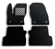 Vloermatten Ford Op maat gemaakte vloermatten voor Ford Kuga II 2012-2019, antislip, versterkte rubberen hielbeschermer patroon met voetsteun klep