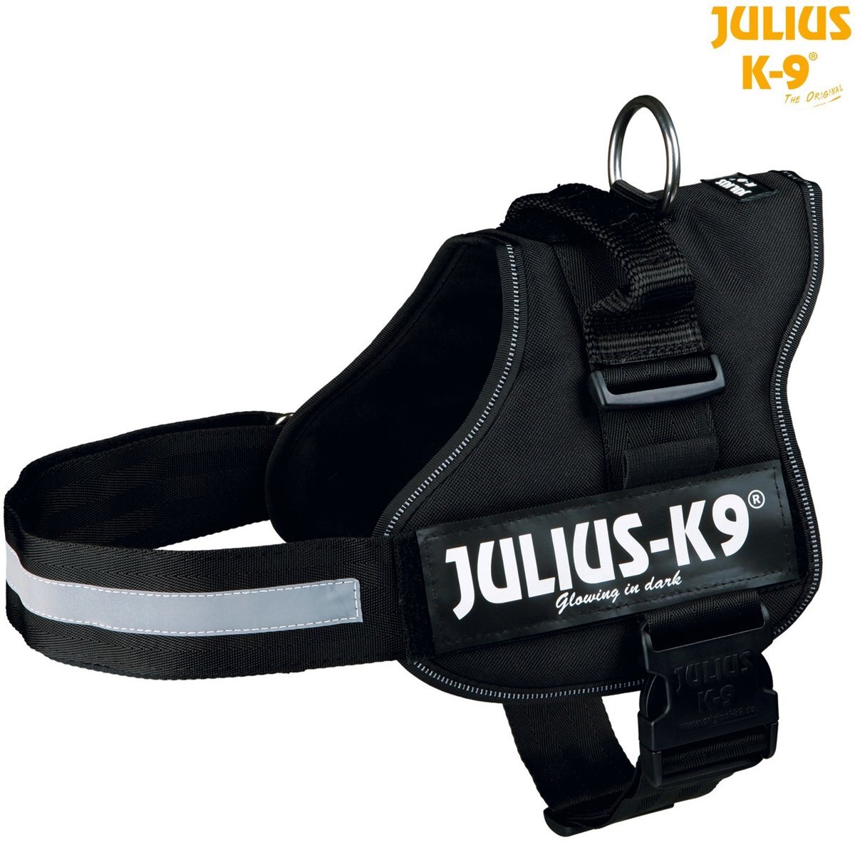 JULIUS K9 IDC Powertuig/Harnas - Maat 1/66-85cm - L - Zwart