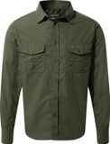 Craghoppers - UV Overhemd voor heren - Longsleeve - Kiwi - Donkergroen - maat XL