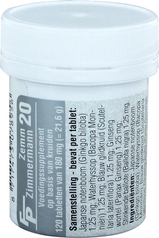 Zimmermann Zemm FP 20 - 120 tabletten