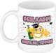 Bellatio Decorations Geslaagd cadeau mok - Geslaagd topper! - keramiek - Ca. 300 ml