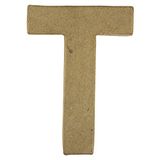 Rayher Papier-Maché Letter "T" FSC Gerecycled 100% 15x10,5x3 cm