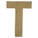 Rayher Papier-Maché Letter "T" FSC Gerecycled 100% 15x10,5x3 cm