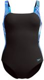 Speedo Dames Lunalustre Shaping Badpak Zwart-Multicolor Maat 48