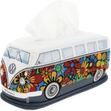 BRISA VW Collection - Volkswagen neopreen cosmetica-servetdispenser papieren zakdoekjes-tissuebox voor in de badkamer in T1 Bulli Bus-design