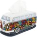 BRISA VW Collection - Volkswagen neopreen cosmetica-servetdispenser papieren zakdoekjes-tissuebox voor in de badkamer in T1 Bulli Bus-design