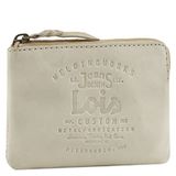 Lois - Porte Monnaie Homme Cuir Souple Petit Format - Petit Porte Monnaie homme - Bourse Porte Monnaie Multi Rangements Anti RFID. Porte Carte Cuir., Beige
