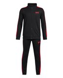 Under Armour UA Rival Knit Track Suit Unisex Trainingspak - Zwart - Rood